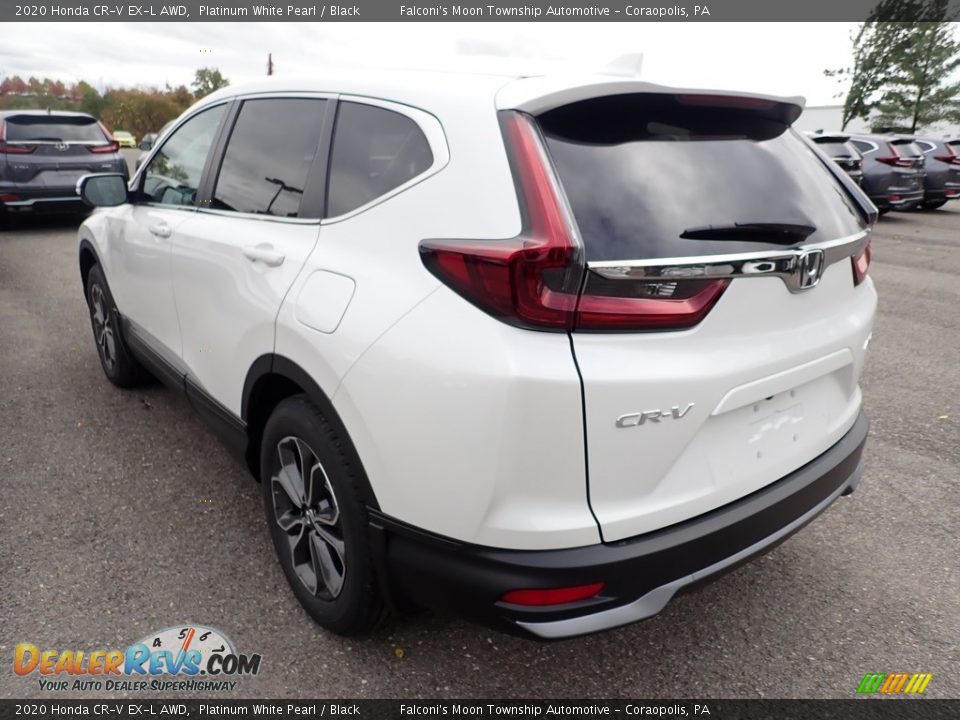 2020 Honda CR-V EX-L AWD Platinum White Pearl / Black Photo #3