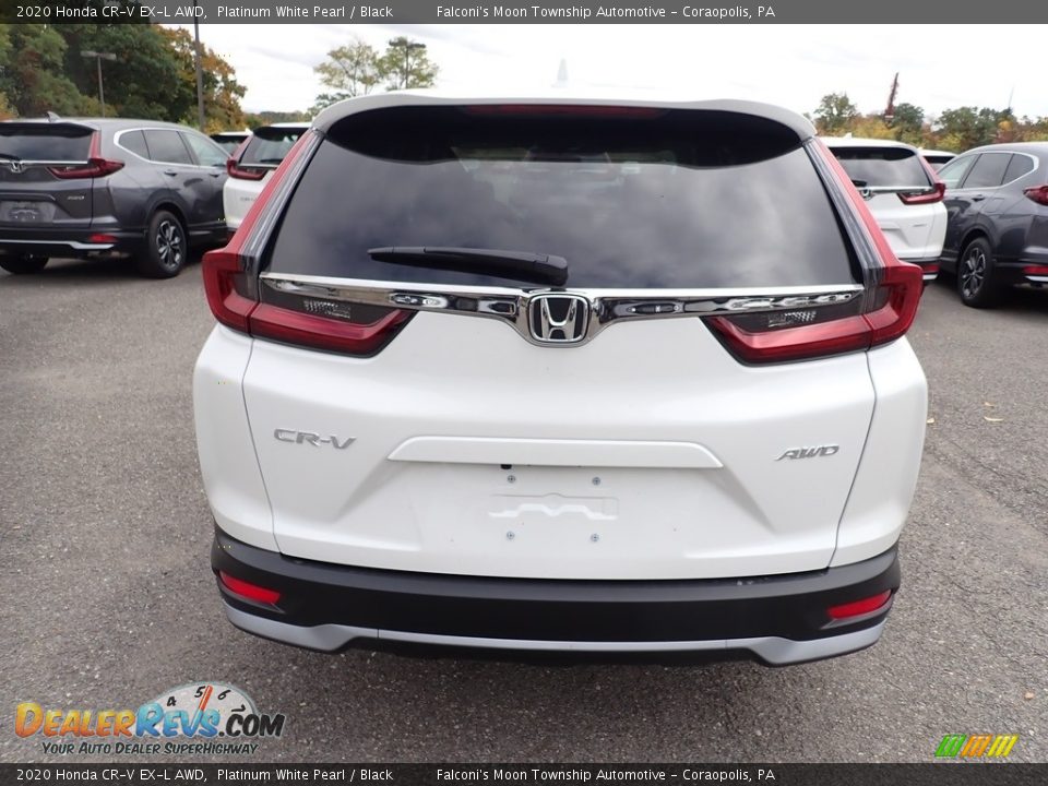2020 Honda CR-V EX-L AWD Platinum White Pearl / Black Photo #4