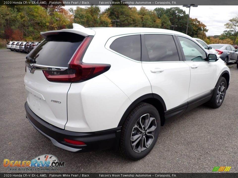 2020 Honda CR-V EX-L AWD Platinum White Pearl / Black Photo #5