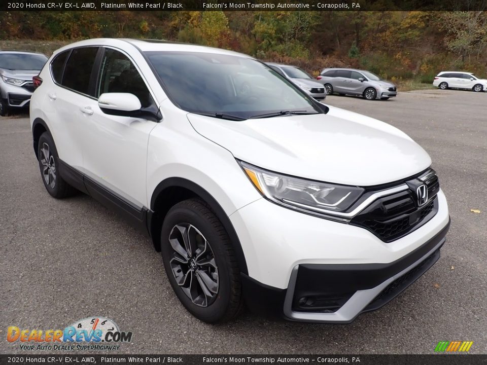 2020 Honda CR-V EX-L AWD Platinum White Pearl / Black Photo #6