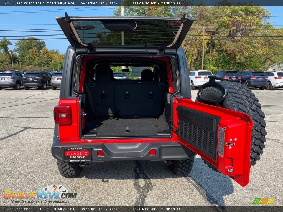 2021 Jeep Wrangler Unlimited Willys 4x4 Firecracker Red / Black Photo #11