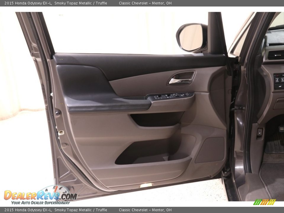 2015 Honda Odyssey EX-L Smoky Topaz Metallic / Truffle Photo #4