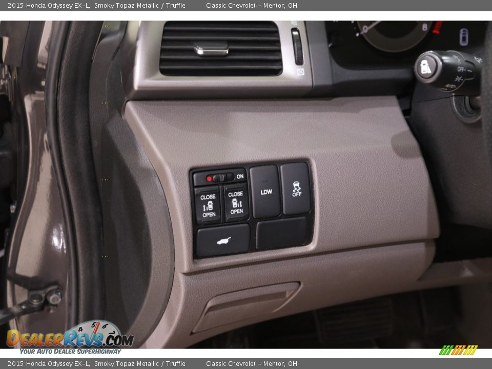2015 Honda Odyssey EX-L Smoky Topaz Metallic / Truffle Photo #5