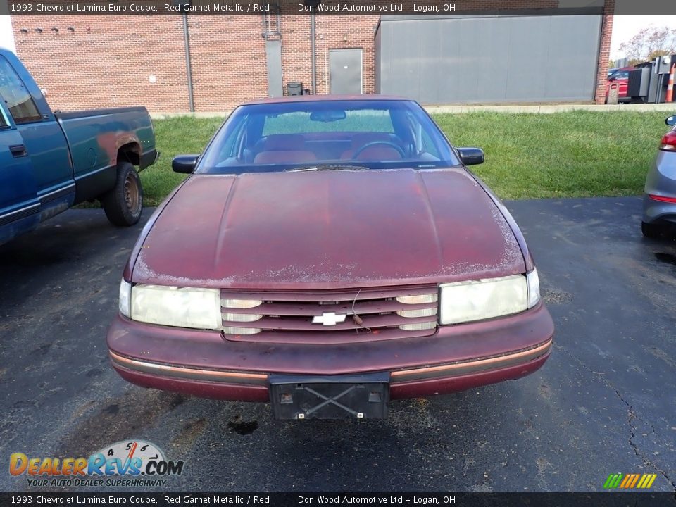 1993 Chevrolet Lumina Euro Coupe Red Garnet Metallic / Red Photo #4