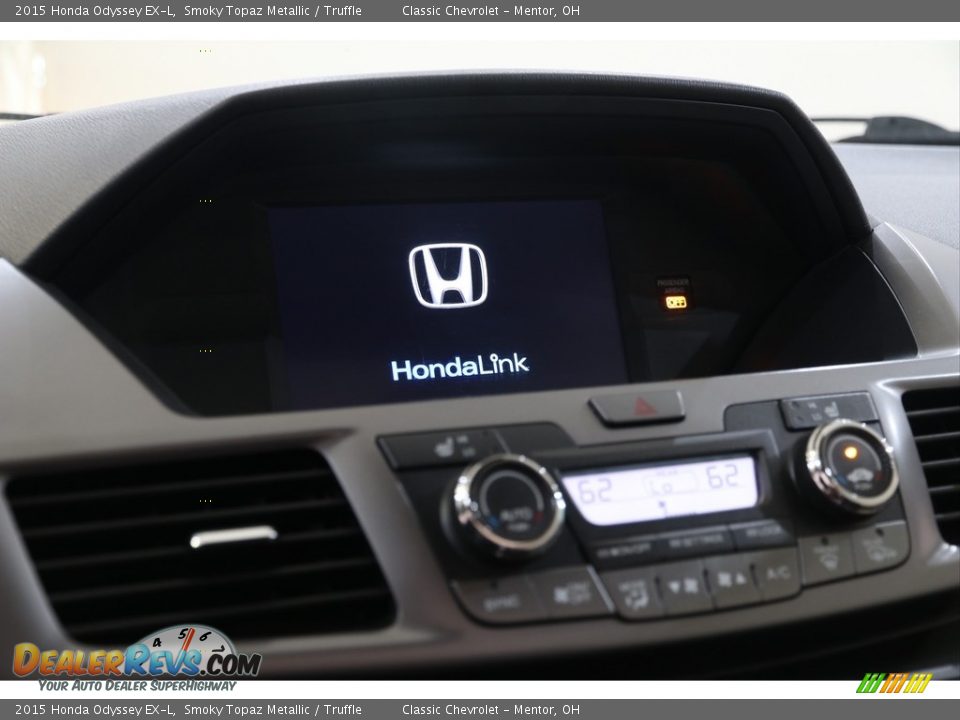 2015 Honda Odyssey EX-L Smoky Topaz Metallic / Truffle Photo #10