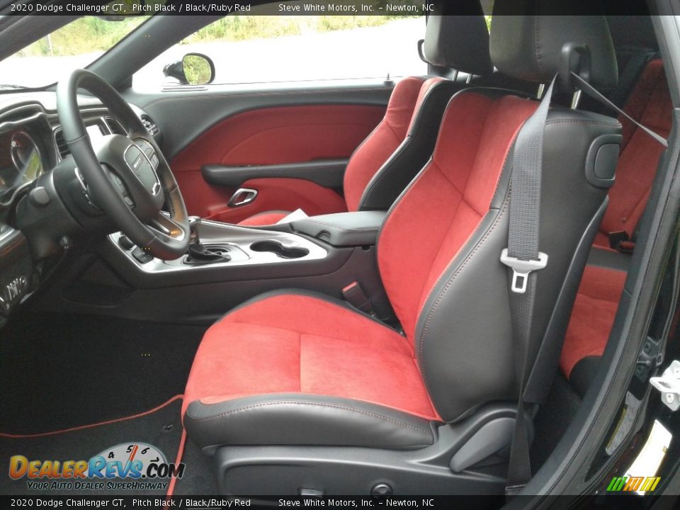 Black/Ruby Red Interior - 2020 Dodge Challenger GT Photo #10