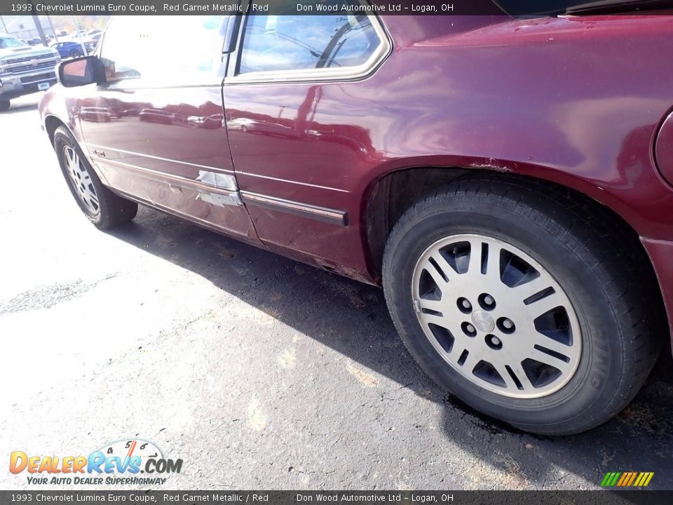 1993 Chevrolet Lumina Euro Coupe Red Garnet Metallic / Red Photo #9