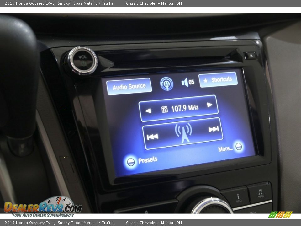 2015 Honda Odyssey EX-L Smoky Topaz Metallic / Truffle Photo #12