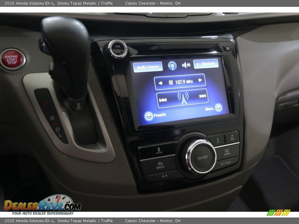 2015 Honda Odyssey EX-L Smoky Topaz Metallic / Truffle Photo #13