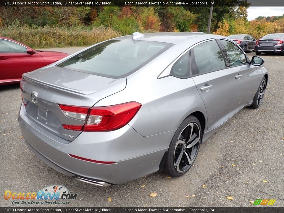 2020 Honda Accord Sport Sedan Lunar Silver Metallic / Black Photo #5