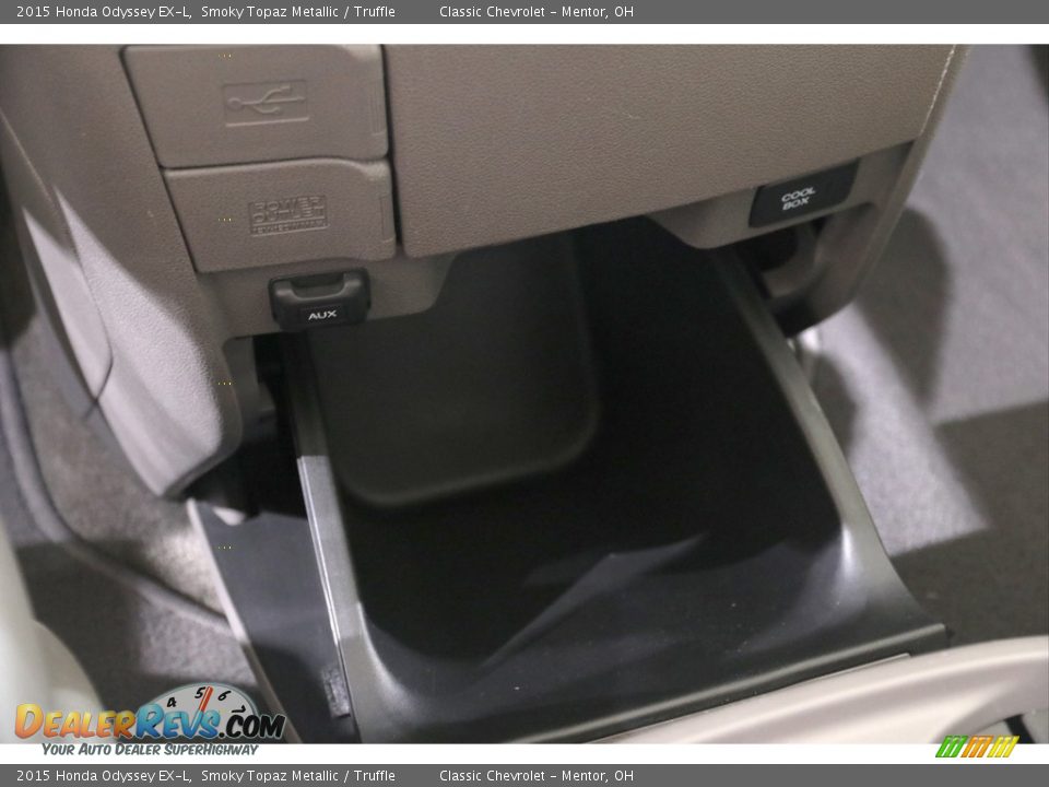 2015 Honda Odyssey EX-L Smoky Topaz Metallic / Truffle Photo #19