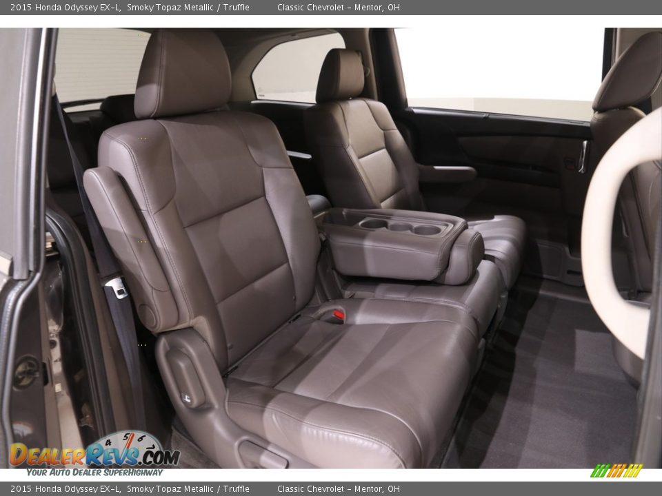 2015 Honda Odyssey EX-L Smoky Topaz Metallic / Truffle Photo #22