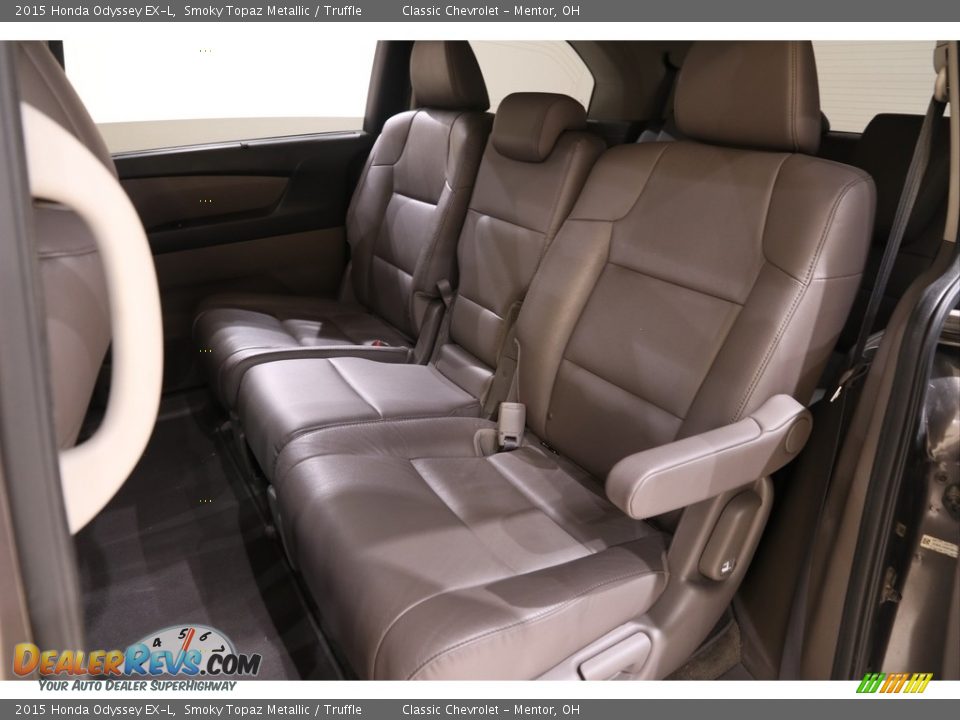 2015 Honda Odyssey EX-L Smoky Topaz Metallic / Truffle Photo #23
