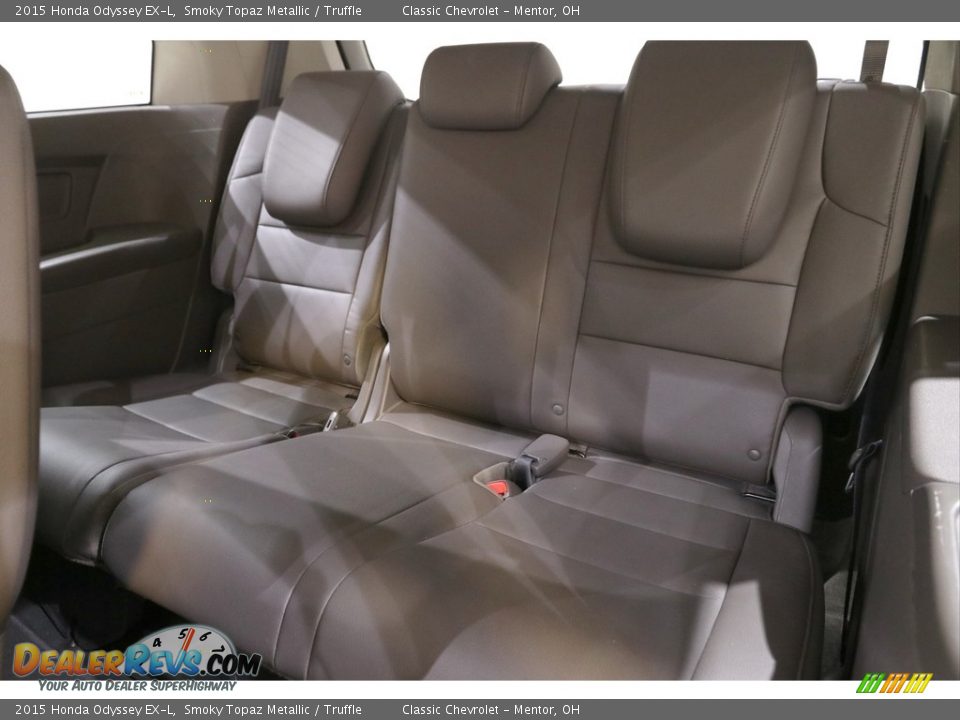 2015 Honda Odyssey EX-L Smoky Topaz Metallic / Truffle Photo #24