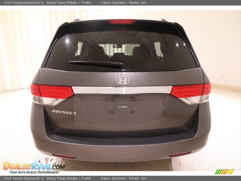 2015 Honda Odyssey EX-L Smoky Topaz Metallic / Truffle Photo #25