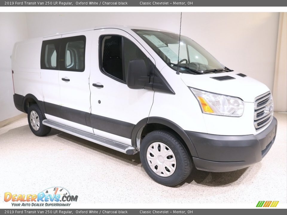 2019 Ford Transit Van 250 LR Regular Oxford White / Charcoal black Photo #1