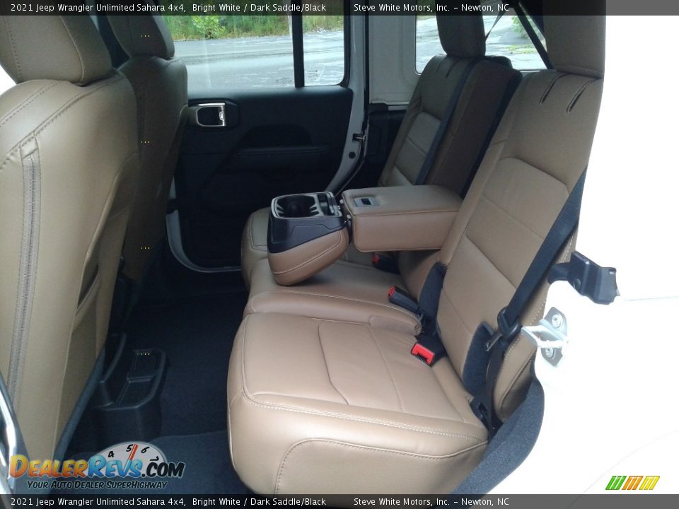 Rear Seat of 2021 Jeep Wrangler Unlimited Sahara 4x4 Photo #13