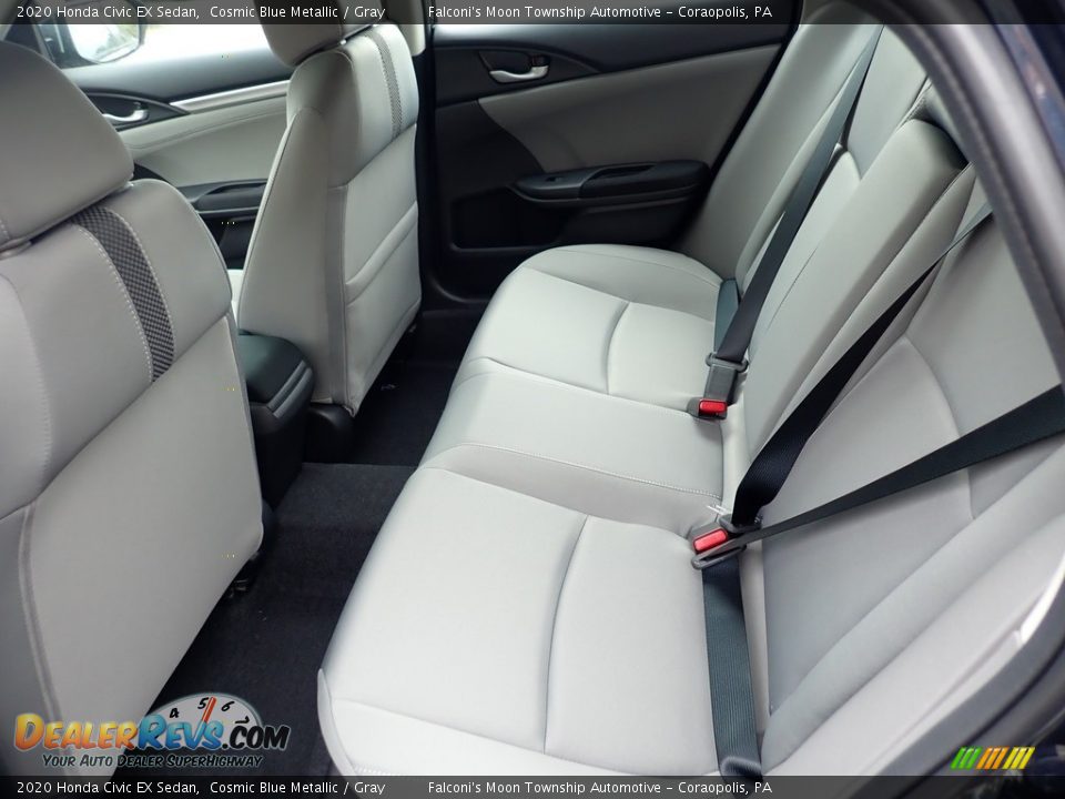 2020 Honda Civic EX Sedan Cosmic Blue Metallic / Gray Photo #9