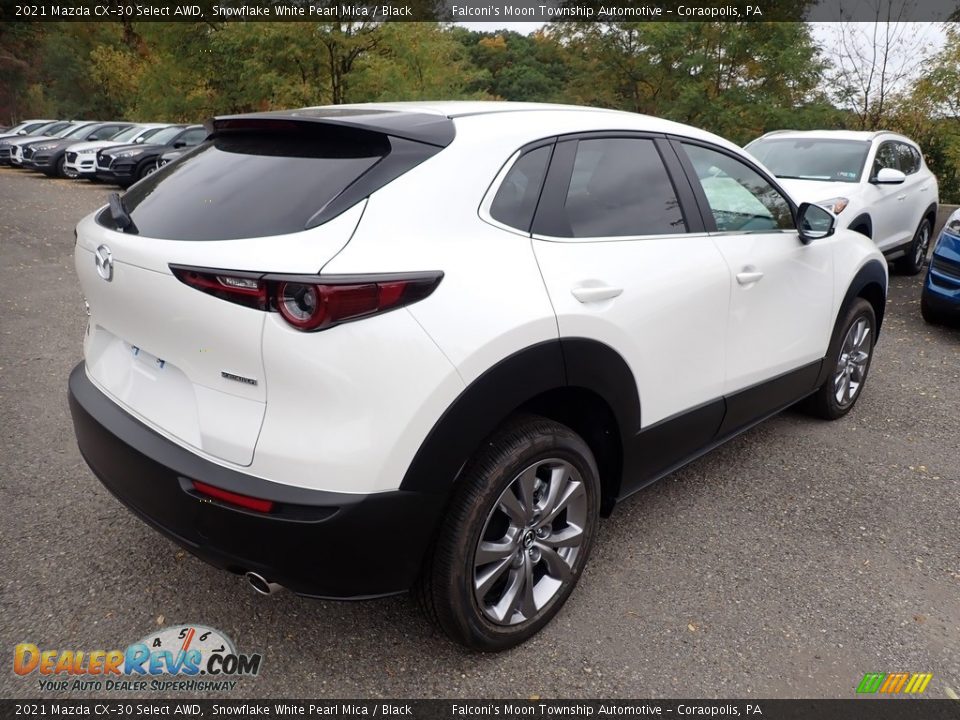 2021 Mazda CX-30 Select AWD Snowflake White Pearl Mica / Black Photo #2