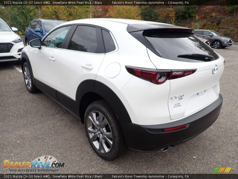 2021 Mazda CX-30 Select AWD Snowflake White Pearl Mica / Black Photo #6