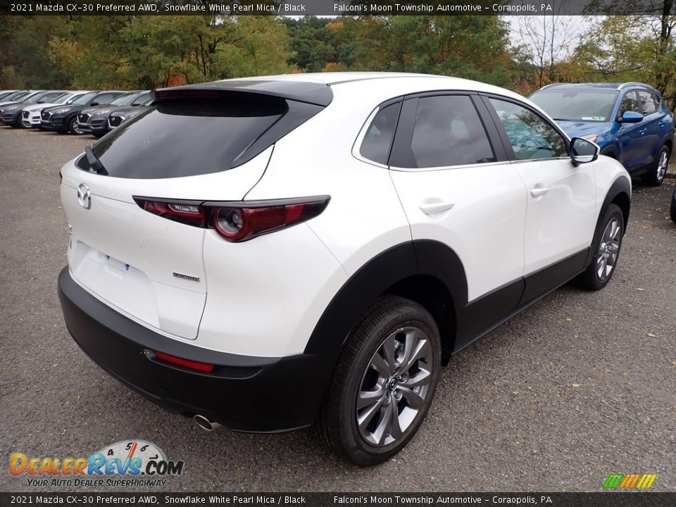 2021 Mazda CX-30 Preferred AWD Snowflake White Pearl Mica / Black Photo #2