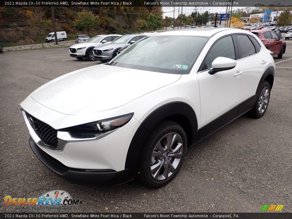 2021 Mazda CX-30 Preferred AWD Snowflake White Pearl Mica / Black Photo #5