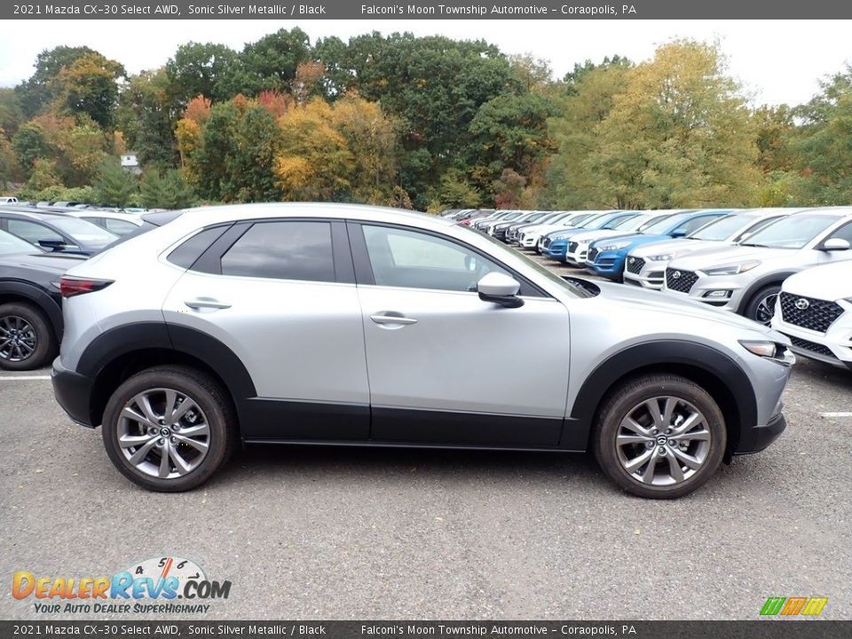 Sonic Silver Metallic 2021 Mazda CX-30 Select AWD Photo #1