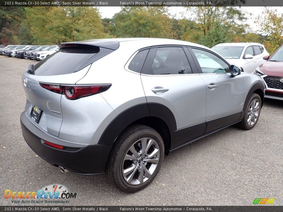 2021 Mazda CX-30 Select AWD Sonic Silver Metallic / Black Photo #2