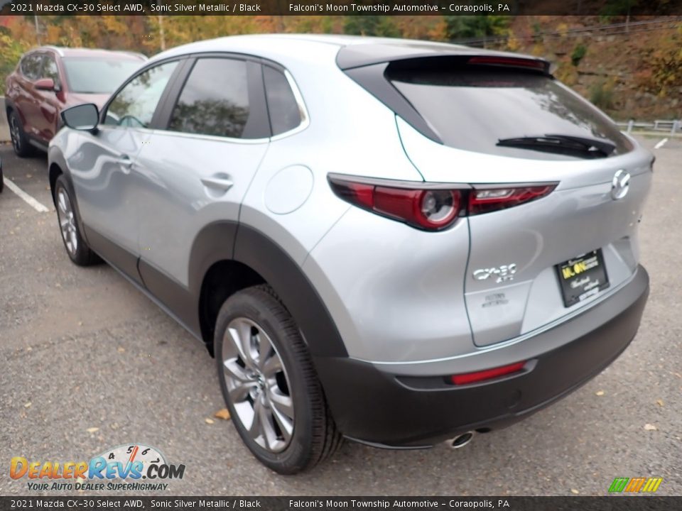 2021 Mazda CX-30 Select AWD Sonic Silver Metallic / Black Photo #6