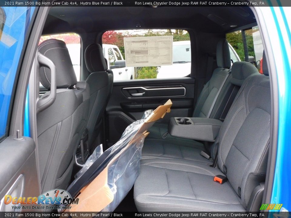 Rear Seat of 2021 Ram 1500 Big Horn Crew Cab 4x4 Photo #13