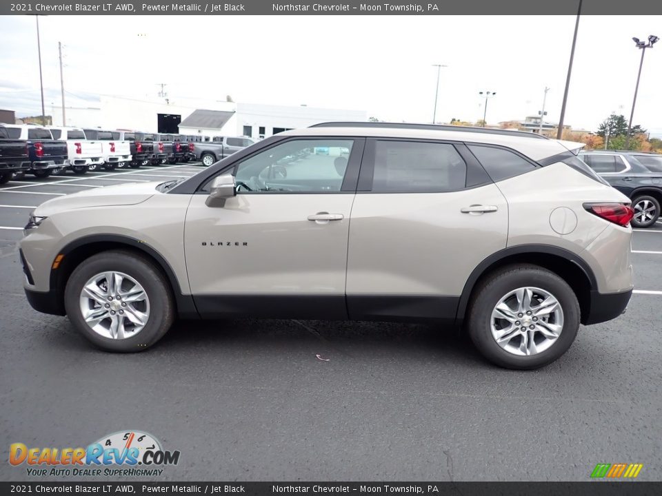 Pewter Metallic 2021 Chevrolet Blazer LT AWD Photo #3