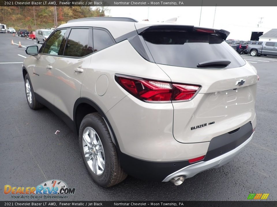 2021 Chevrolet Blazer LT AWD Pewter Metallic / Jet Black Photo #4