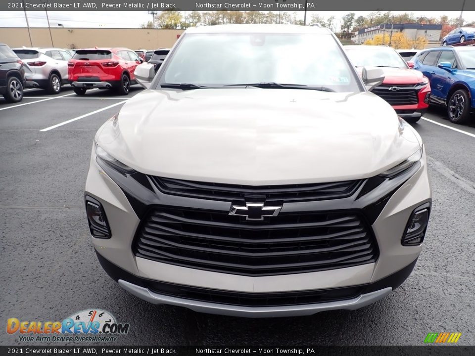 2021 Chevrolet Blazer LT AWD Pewter Metallic / Jet Black Photo #9