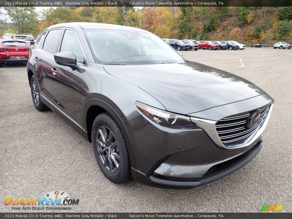 Front 3/4 View of 2021 Mazda CX-9 Touring AWD Photo #3