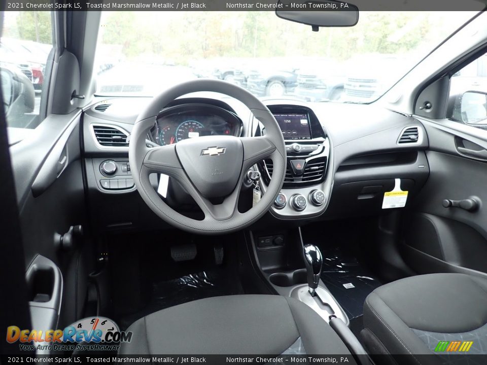 Jet Black Interior - 2021 Chevrolet Spark LS Photo #13