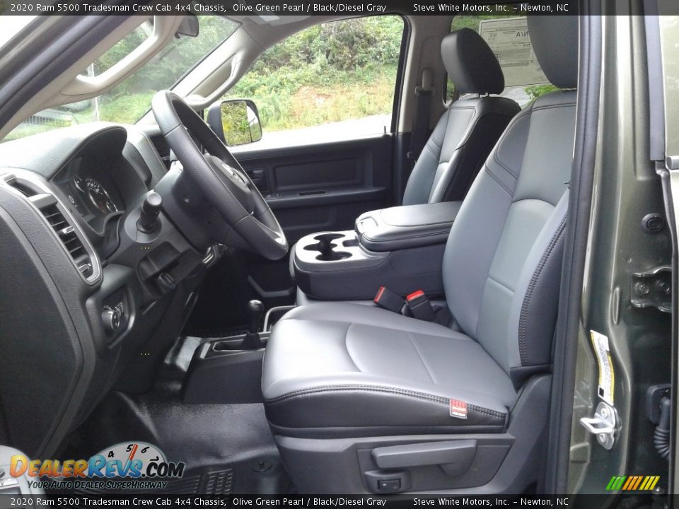 Black/Diesel Gray Interior - 2020 Ram 5500 Tradesman Crew Cab 4x4 Chassis Photo #10