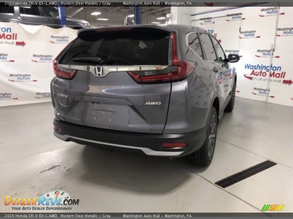 2020 Honda CR-V EX-L AWD Modern Steel Metallic / Gray Photo #3