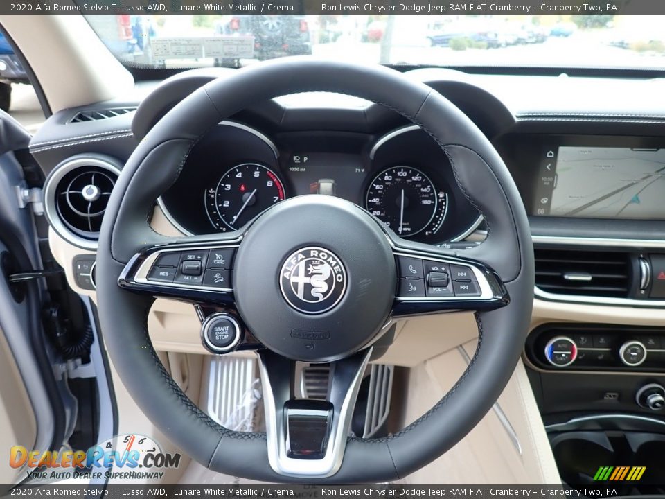 2020 Alfa Romeo Stelvio TI Lusso AWD Steering Wheel Photo #17