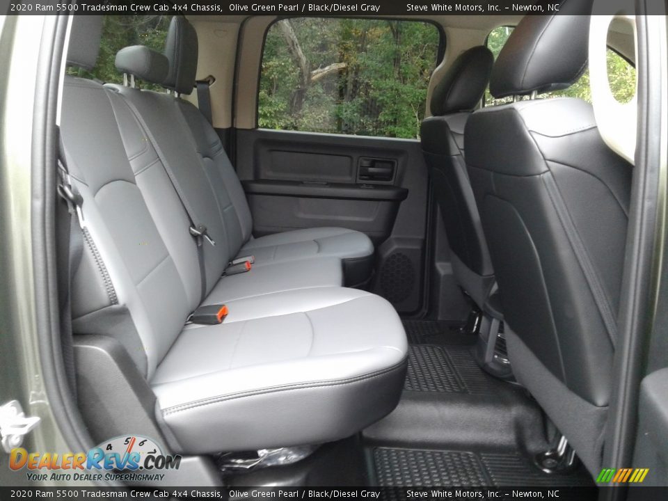 Rear Seat of 2020 Ram 5500 Tradesman Crew Cab 4x4 Chassis Photo #14