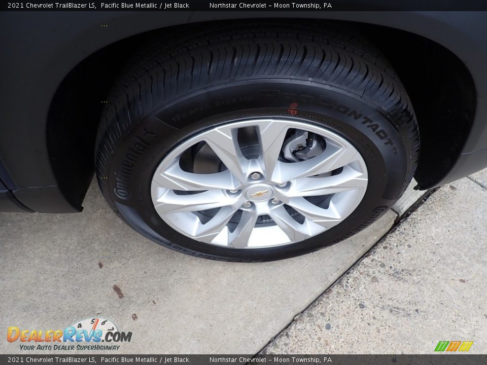 2021 Chevrolet TrailBlazer LS Pacific Blue Metallic / Jet Black Photo #2