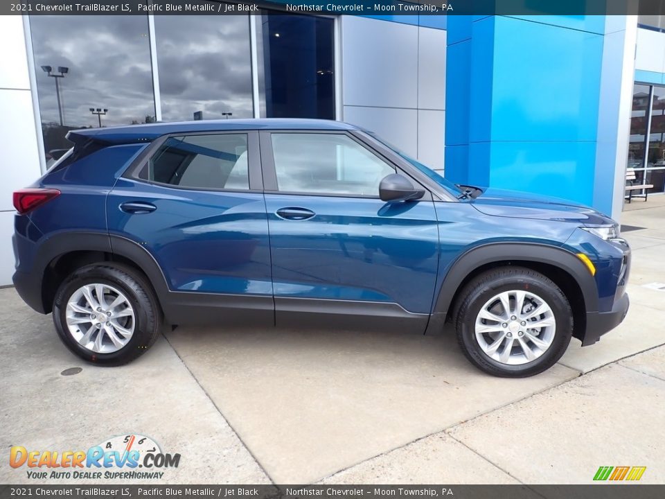 2021 Chevrolet TrailBlazer LS Pacific Blue Metallic / Jet Black Photo #3