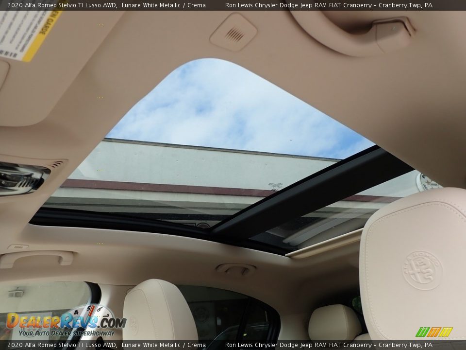 Sunroof of 2020 Alfa Romeo Stelvio TI Lusso AWD Photo #20