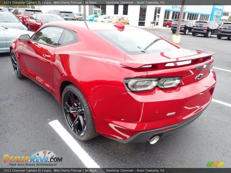 2021 Chevrolet Camaro SS Coupe Wild Cherry Tintcoat / Jet Black Photo #4