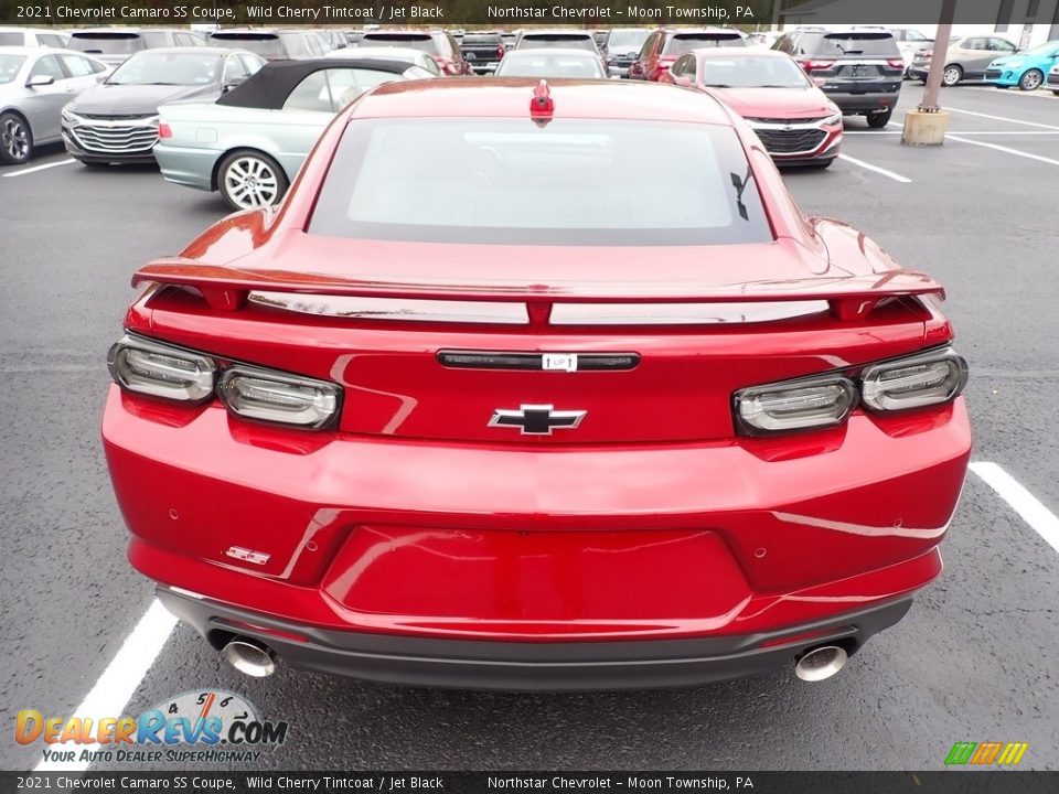 2021 Chevrolet Camaro SS Coupe Wild Cherry Tintcoat / Jet Black Photo #5