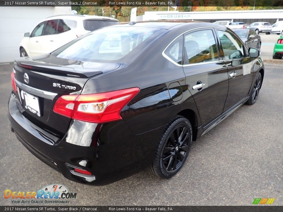 2017 Nissan Sentra SR Turbo Super Black / Charcoal Photo #2