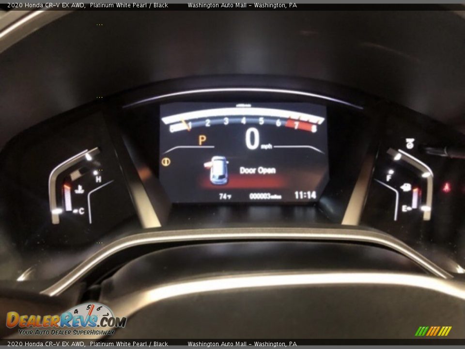 2020 Honda CR-V EX AWD Platinum White Pearl / Black Photo #13