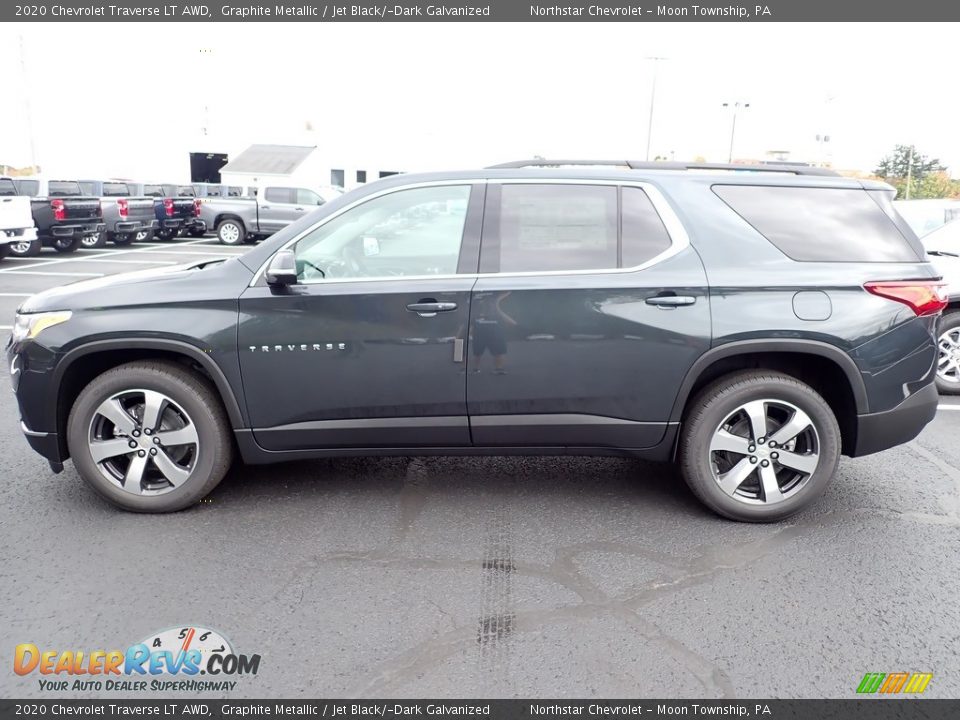 2020 Chevrolet Traverse LT AWD Graphite Metallic / Jet Black/­Dark Galvanized Photo #3