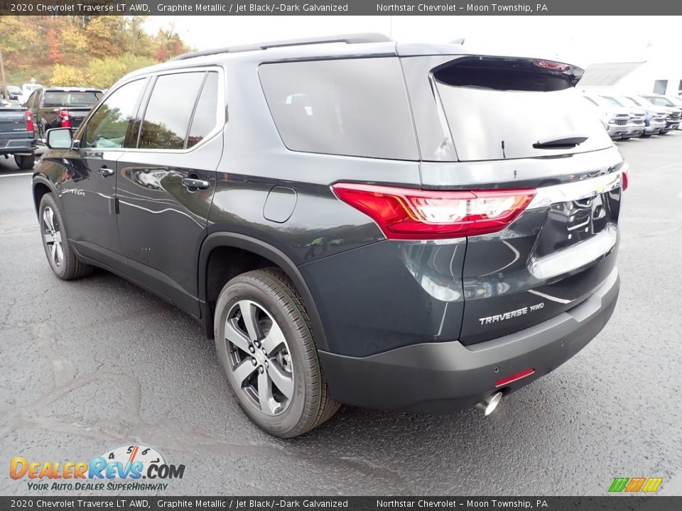 2020 Chevrolet Traverse LT AWD Graphite Metallic / Jet Black/­Dark Galvanized Photo #4
