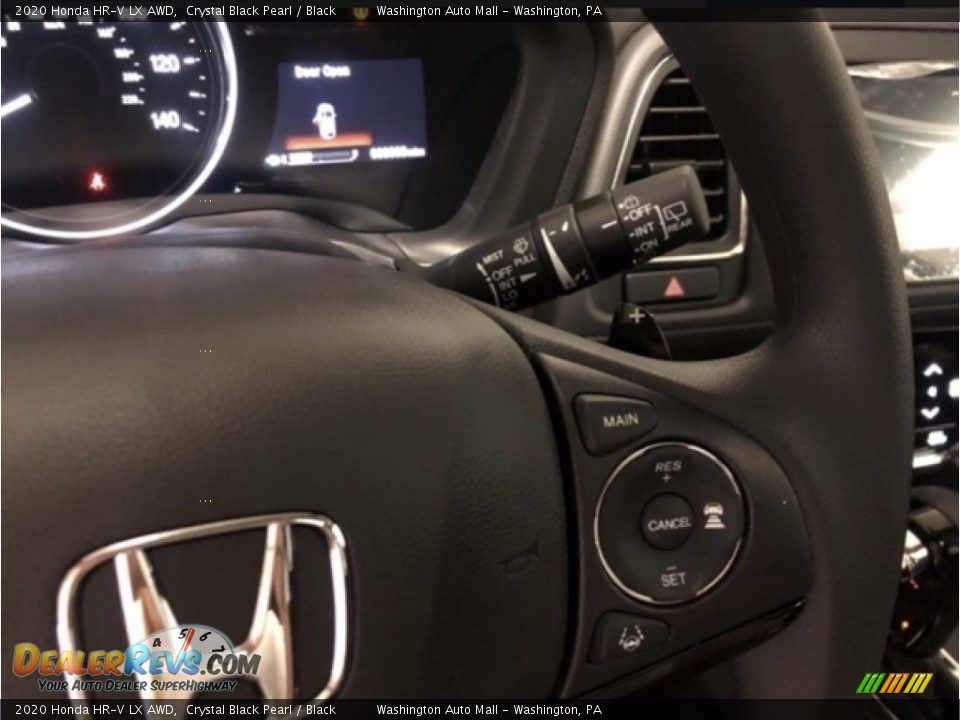 2020 Honda HR-V LX AWD Crystal Black Pearl / Black Photo #11