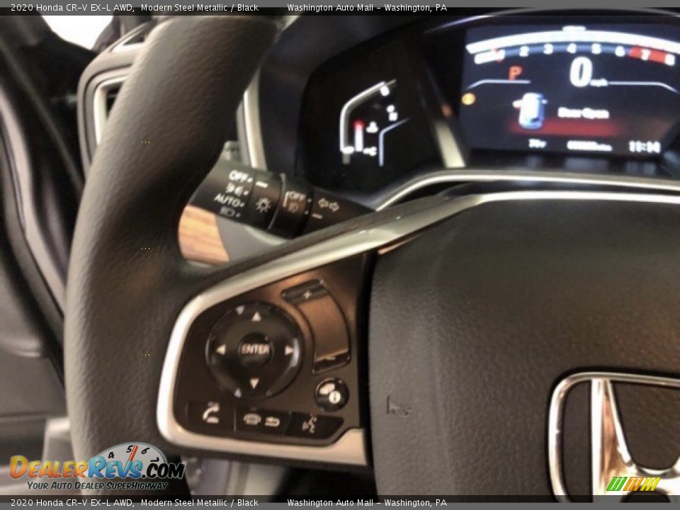 2020 Honda CR-V EX-L AWD Modern Steel Metallic / Black Photo #12